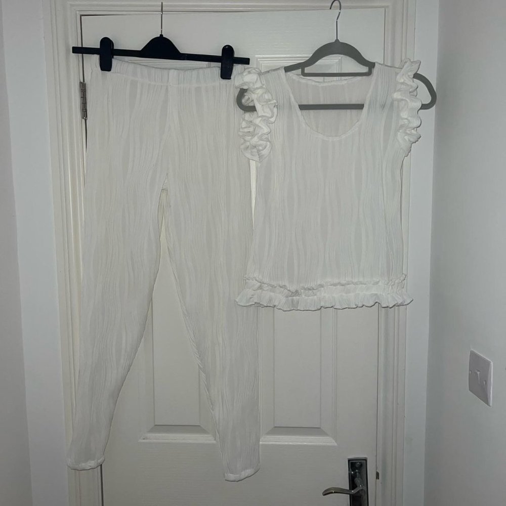Womens White Suit